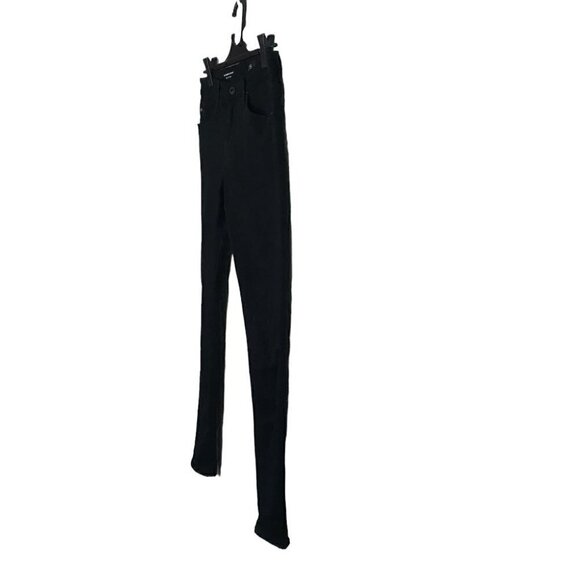Adriano Goldschmied The  Farrah High-rise Skinny Black Jeans Size 26 - Picture 5 of 10
